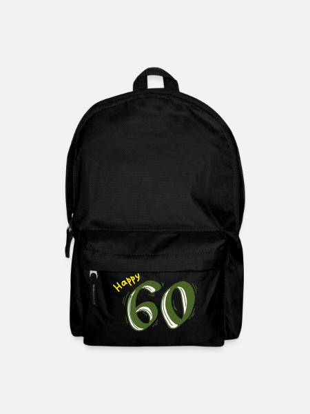 60 anniversaire anniversaire anniversaire anniversaire cadeau anniversaire - Sac à dos - noir
