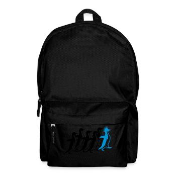 Pinguine Rudel - Rucksack - Schwarz - Vorne