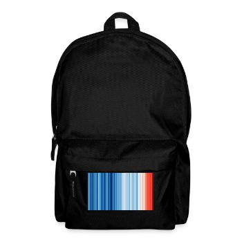 Climate Change - Show your stripes - Backpack - black - Front