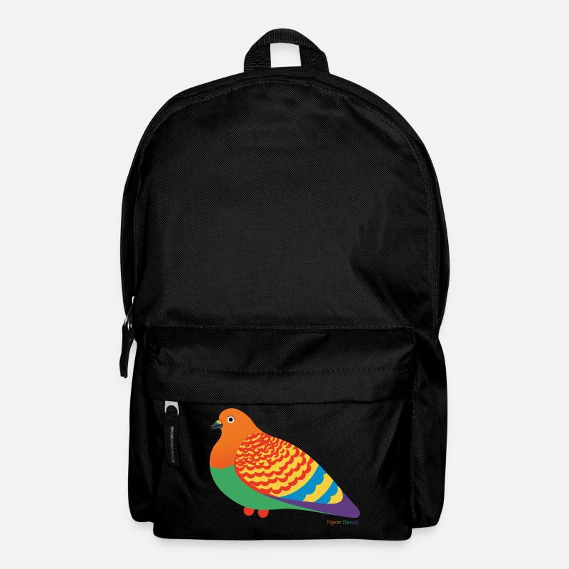 Pride Dove : coloré et fier ! - Sac à dos - noir