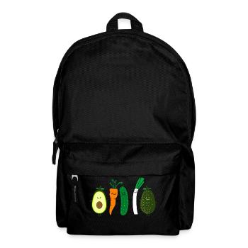 vegetable friends - Backpack - black - Front
