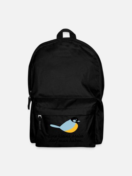 kleine Meise - Rucksack - Schwarz