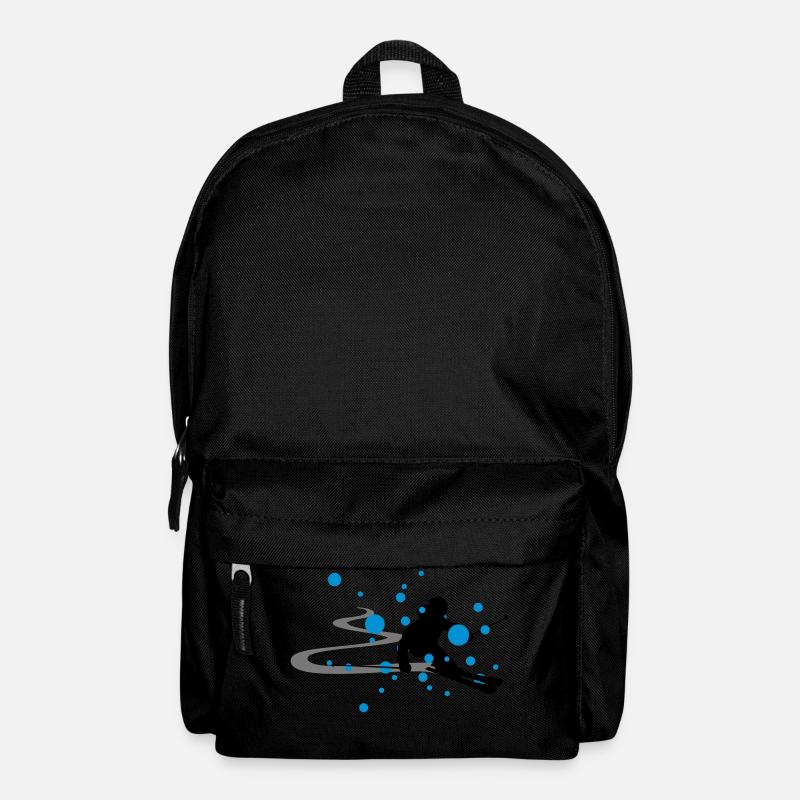 Winter - Skifahrer - Rucksack - Schwarz