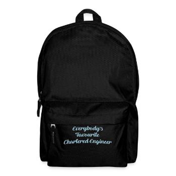 Everybodys favourite chartered engineer - Backpack - black - Front