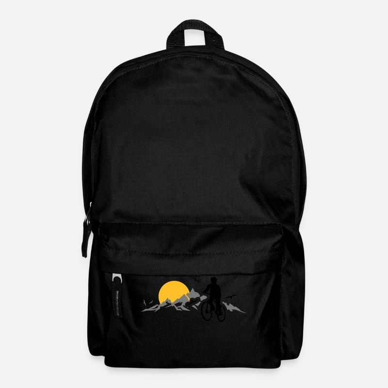 Sport - Radfahrer Berge - Rucksack - Schwarz