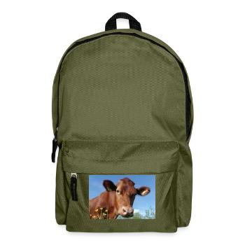 Cow - Backpack - olive green - Front