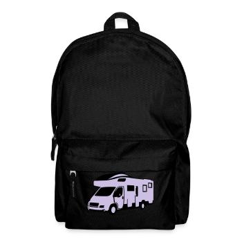Camper, motor home - On the road - Backpack - black - Front