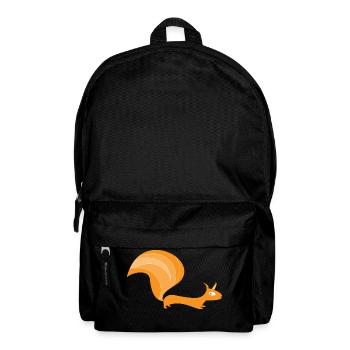 Eichhörnchen mit Einhorn (b) - Rucksack - Schwarz - Vorne