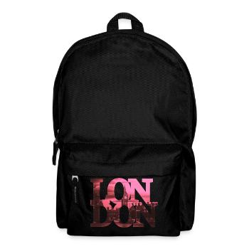 London - Rucksack - Schwarz - Vorne