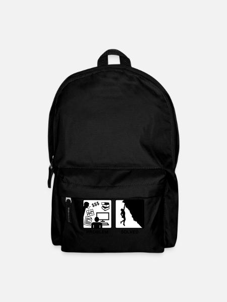Climbing solves problems - Sac à dos - noir