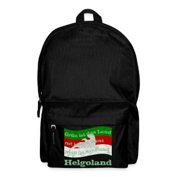 helgoland insel - Rucksack - Schwarz - Vorne