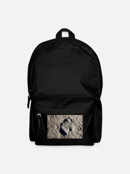 Apollo11 moon poster - Backpack - black