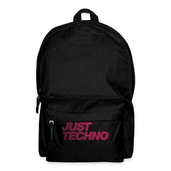 JUST TECHNO - Backpack - black - Front
