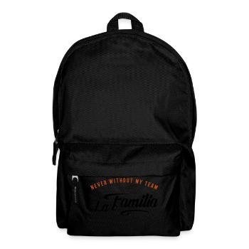 never without my familia - Rucksack - Schwarz - Vorne