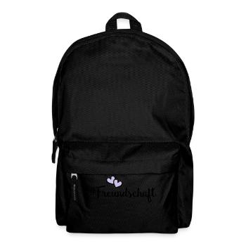 freundschaft herzen - Rucksack - Schwarz - Vorne