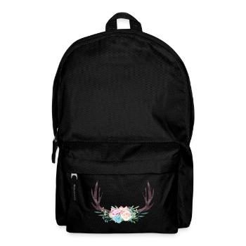 wreah_77geweih - Rucksack - Schwarz - Vorne
