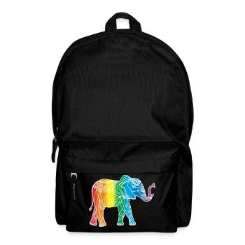 Elefant - Rucksack - Schwarz - Vorne