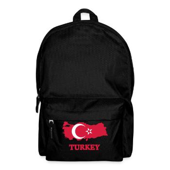Truthahn - Rucksack - Schwarz - Vorne