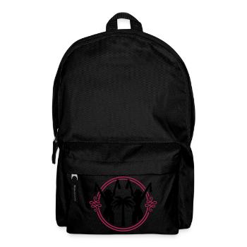 filles fête palm femmes vacances silhouette - Sac à dos - noir - Devant