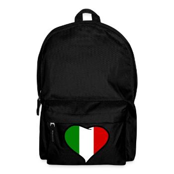 Italy flag - Backpack - black - Front