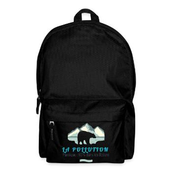 LA POLLUTION - Sac à dos - noir - Devant