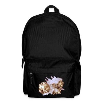 Pyrit Quarz Mineral Kristall Katzengold - Rucksack - Schwarz - Vorne