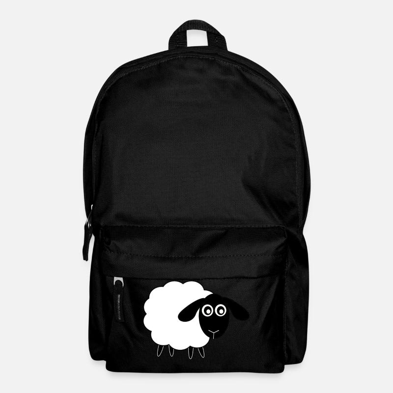 Schaf - Rucksack - Schwarz