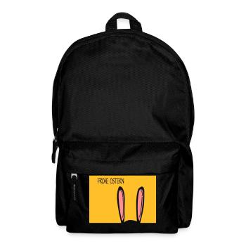 Frohe Ostern - Rucksack - Schwarz - Vorne
