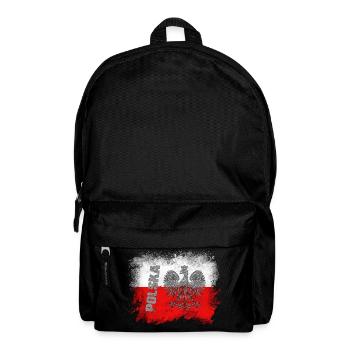 Polska - Rucksack - Schwarz - Vorne