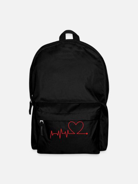 ÉLECTROCARDIOGRAMME - Sac à dos - noir