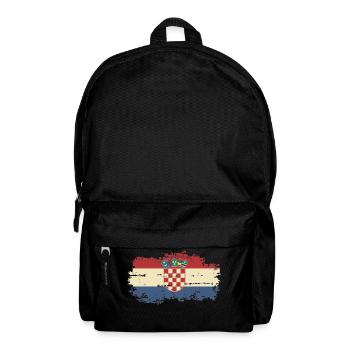 Kroatien Kroatisch Hrvatska Kroaten Kroaten Kroaten - Rucksack - Schwarz - Vorne