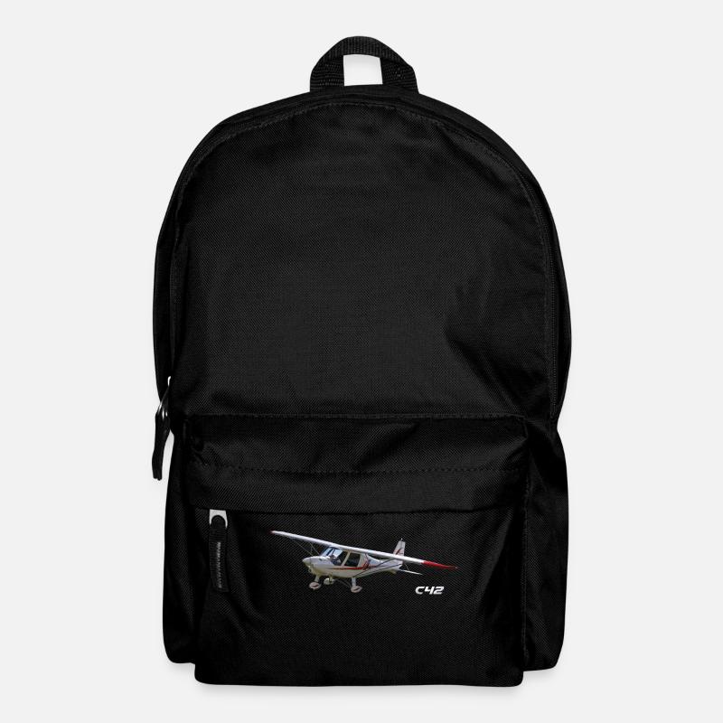 C42 Ultraleichtflugzeug Flugzeug Flieger - Rucksack - Schwarz