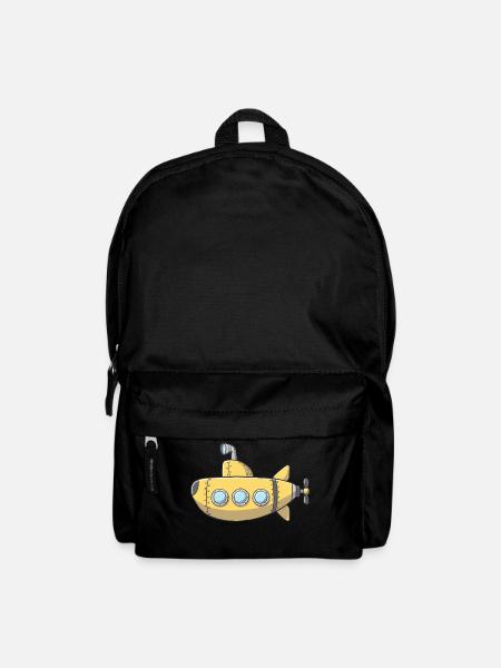 Gelbes U-Boot - Rucksack - Schwarz