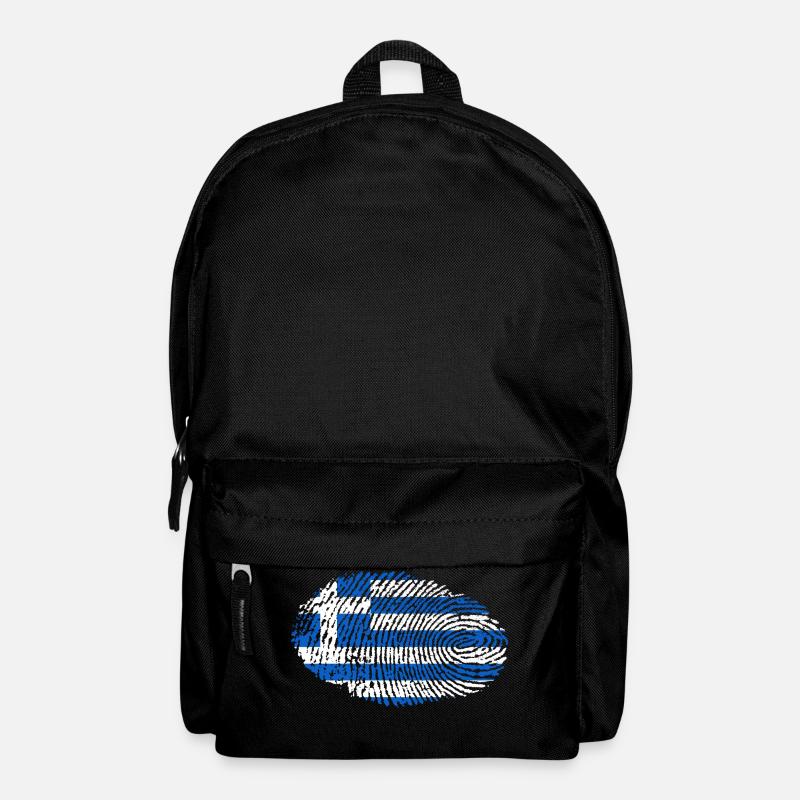 Greek flag - Backpack - black