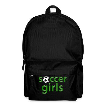 filles de football - Sac à dos - noir - Devant