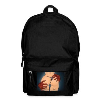 Daddy s Girl Devils Hands naked girl rock n Roll - Rucksack - Schwarz - Vorne