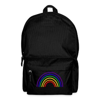RAINBOW LOVE - Sac à dos - noir - Devant