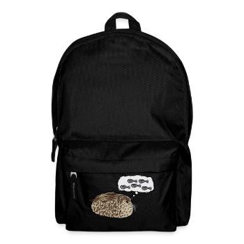 Phoque épais rêve de poisson / Chubby Seal I - Sac à dos - noir - Devant