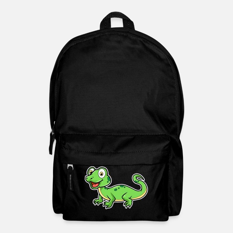 Eidechse - Rucksack - Schwarz