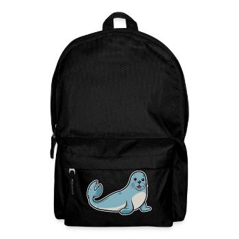 Seelöwe - Rucksack - Schwarz - Vorne