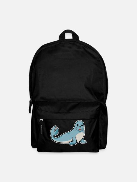 Seelöwe - Rucksack - Schwarz