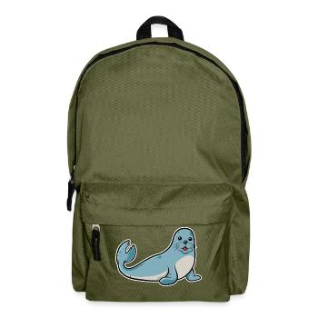 Lion de mer - Sac à dos - vert olive - Devant