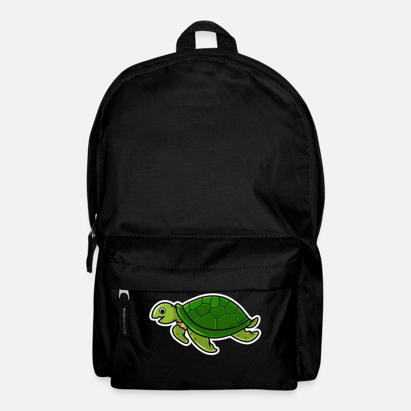 Schildkröte - Rucksack - Schwarz