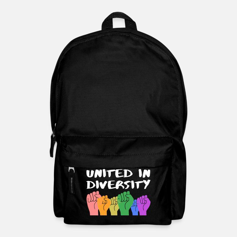 United in diversity Geschenk - Rucksack - Schwarz