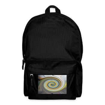 swirl of colors - Backpack - black - Front