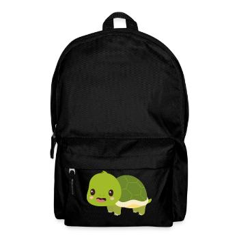 Schildkröte - Rucksack - Schwarz - Vorne