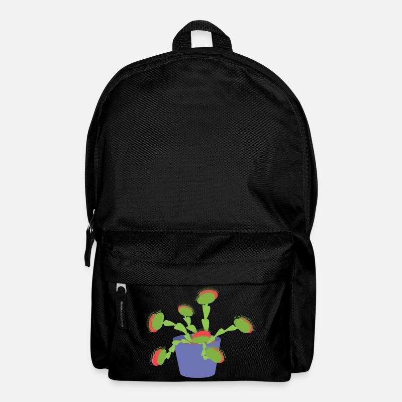 Fleischfressende Pflanze - Rucksack - Schwarz