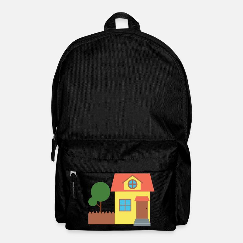 Haus - Rucksack - Schwarz