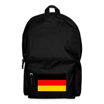 Deutsche Flagge - Deutsche Flagge - Rucksack - Schwarz - Vorne