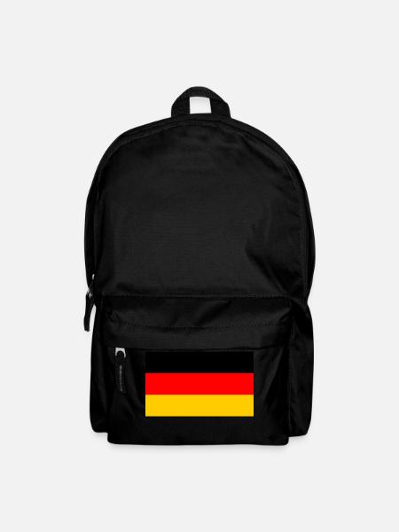 German Flag - German Flag - Backpack - black